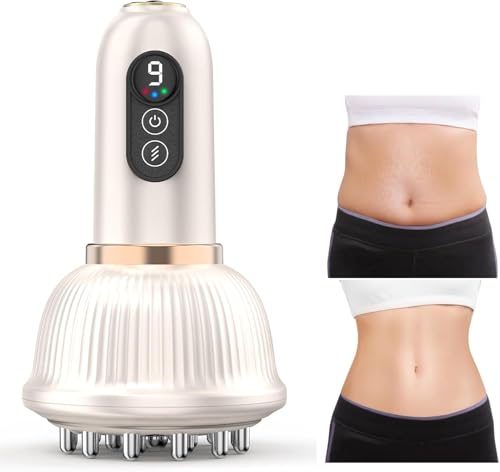 Body Sculpting Machine — Lymphatic Drainage Massager & Anti Cellulite Massage Tool,with Microcurrent, Light Heat & Vibration for Legs, Arms & Belly, Body,Helps Reduce Cellulite