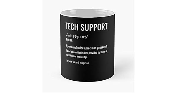 Tech Support Definition Programmer Developer Magician Computer ...