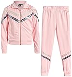 Body Glove Girls' Tricot Jog Set - Full Zip Warm-Up
