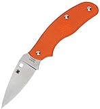 SPYDERCO Spy-DK Lightweight Non-Locking Notch Joint Plain Edge Knife