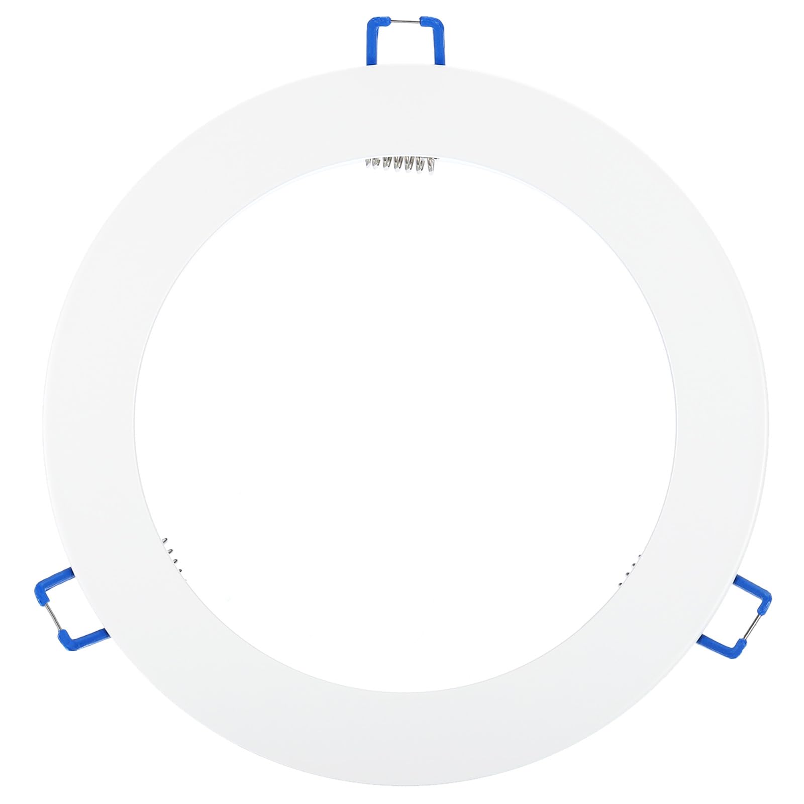PATIKIL 4.6" Inner Dia. Light Trim Ring, Aluminum Alloy Circular Light Cover Lighting Fixture for Ceiling Wall Recessed Can Downlights, White