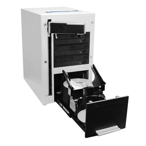 Vinpower THE CUBE SATA Robotic Automatic DVD CD Duplicator + 500GB Hard Drive (3 Target 60 Disc)