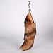 URSFUR Canadian Red Fox Tail Fur Key Chain Tassel Bag Charm Pendant Keychain