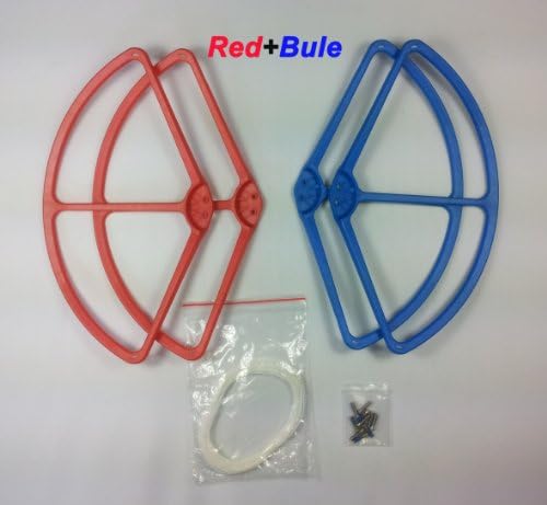 Red + Blue DJI Phantom 2 Vision 9" Propeller Prop Protective Guard Protector Bumper