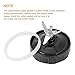 Blender Replacement Parts Compatibler with Nutri Ninja 6 Fins Extractor Blade Blender Auto iQ BL450-70 BL451-70 BL454-70 BL455-70 BL482-70 Only fit for 18 oz 24 oz.32 oz