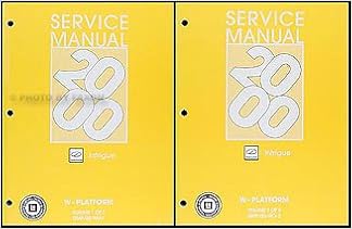 2000 Oldsmobile Intrigue Repair Shop Manual Original 2 Volume Set Oldsmobile Amazon Com Books