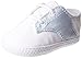 Baby Deer 2154 Crib Shoe (Infant),White/Blue,2 M US Infant