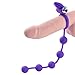 Tracy's Dog Double Penetration Anal Beads Cock Ring with Bullet Vibrator(Purple)
