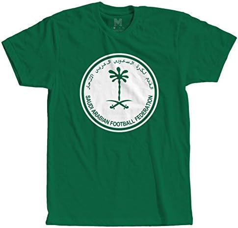Saudi Arabia Soccer Team - Sports Tees - Men Graphic Vinyl T-Shirt (X-Large)