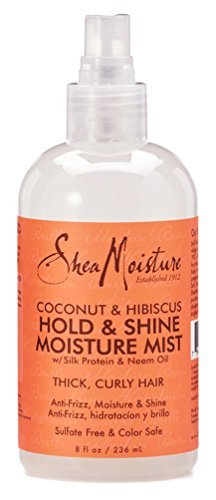 Shea Moisture Coconut & Hibiscus Hold & Shine Mist 8 Ounce (235ml) (2 Pack)