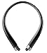 Bluetooth Headphones， Wireless Retractable Sport Neckband Headphones Bluetooth 4.1CSR with Noise Cancelling Microphone and Sweatproof Headphones Suitable for Sports Fitness (black)