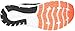 Brooks Womens Glycerin 17 Running Shoe - Black/Fiery Coral/Purple - B - 8.0