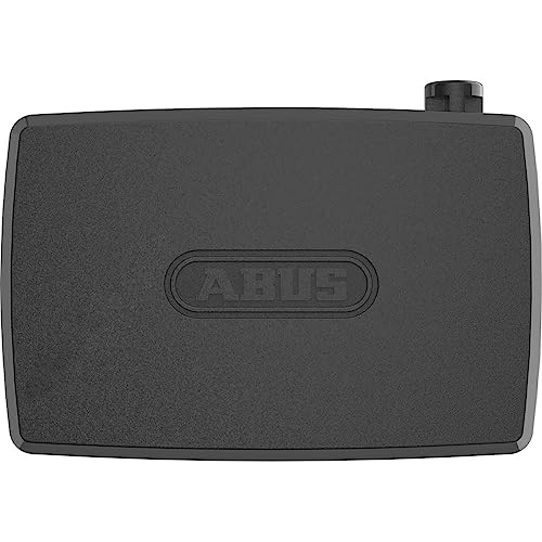 ABUS Alarmbox 2.0 - Mobile Alarmanlage Mit Anschlussmoeglichkeit Fuer Ketten & Kabel - Sichert Fahrraeder, Kinderwagen, E-Scooter - Intelligenter 100 DB Alarm - Schwarz