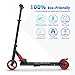 MEGAWHEELS Electric Scooter, 8 Miles Long-Range Battery, Up to 14 MPH, 5.5 Inch Shock Absorbing Rear Tire, Portable and Folding Design, Ultra-Lightweight Kick Scooter for Adults and Kids, Red