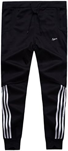 Grimgrow Boy's Pull On Basic Jogger Pants Sport Running Shorts Trousers Black 12