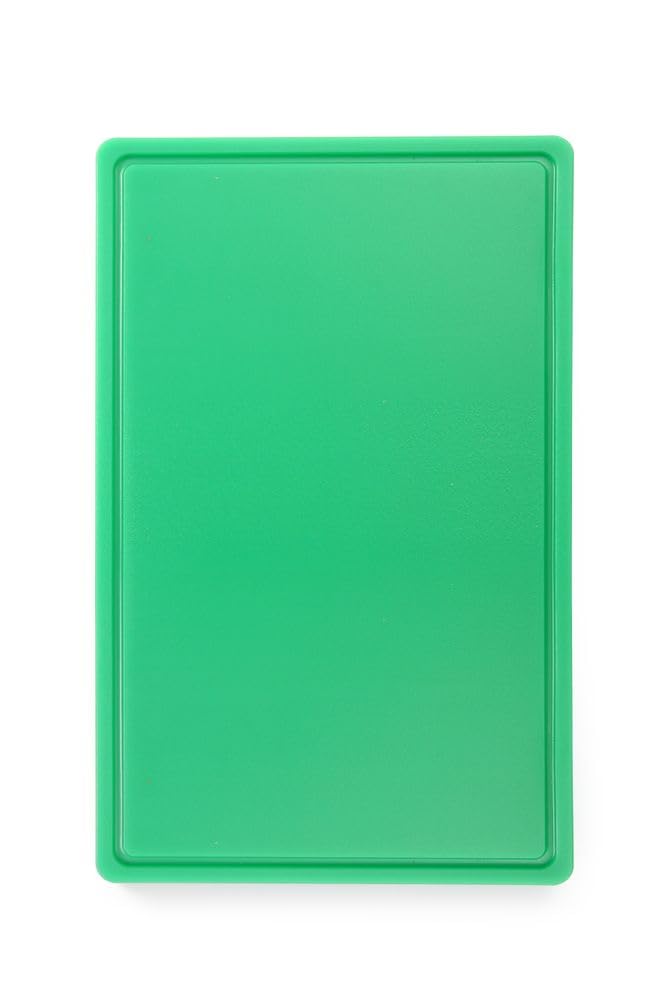 HENDI Cutting board HACCP Gastronorm 1/1, green, 530x325x(H)15 mm