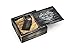 Antique Maple 16GB USB Flash Drive - Stained in Nightshade Black - Inserted into a Printed Matching Maple Stained Box with Raffia grass inside. MR & MRS Design!