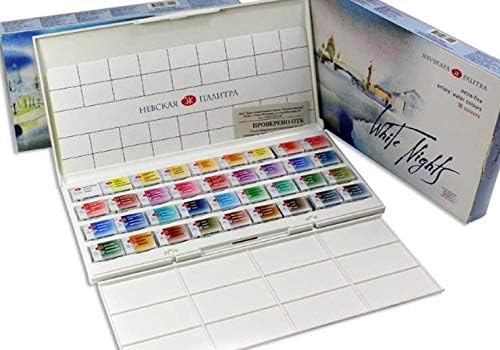 Professional Paint Set 36 White Nights Watercolor