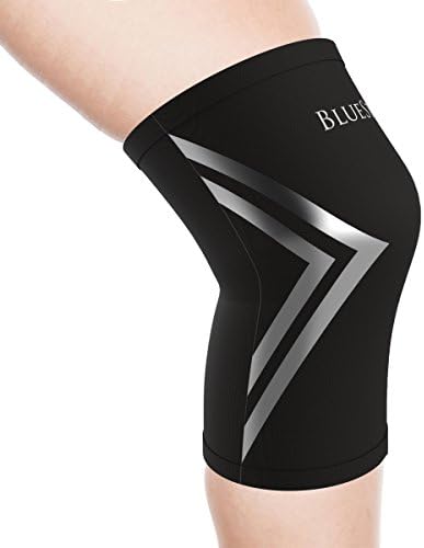 Bluestone Copper Infused Knee Support Compression Sleeve- Stabilizing Unisex Knee Brace for Pain Relief, Soreness, Swelling, Recovery