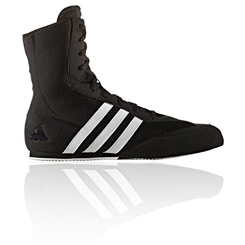 adidas Box Hog Mens Boxing Trainer Shoe Boot Black/White - UK