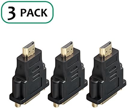 HDMI to DVI-I Adapter, LineYDI® Dual-Link Gold Plated HDMI to DVI-I(24+5) 29 Pin Male to Female Convert Adapter for PC HDTV (Male HDMI, Female DVI-I(24+5) 29 Pin)