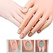 2Pcs Practice Hand for Acrylic Nails, Audio Nail Art Training Hand,Fake Hand for Nails Practice, Flexible Bendable Manicure Hand Practice Tool