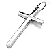 INBLUE Men's Stainless Steel Pendant Necklace Silver Tone Dog Tag Cross English Bible Lords Prayer -With 23 Inch Chain