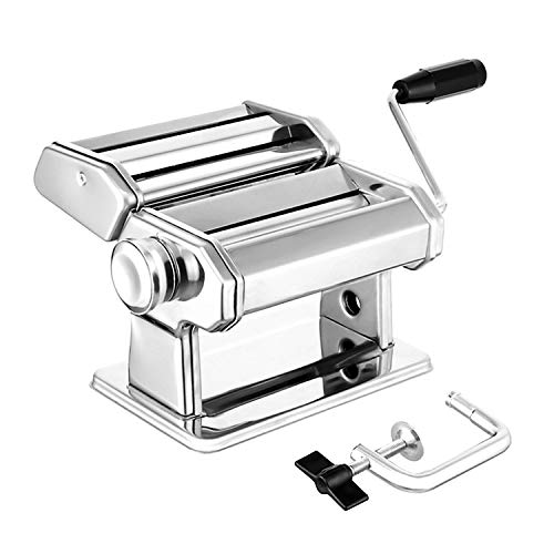 Pasta Maker Deluxe Set, Elegant Life Homemade 150mm Pasta Maker All in