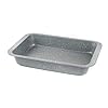 Salter-BW02774G-Marble-Collection-Carbon-Steel-Pan-Ideal-for-Sunday-Roasts-36cm-Grey-Set-of-1 Salter BW02774G Roasting Tin, Non-Stick Roaster, Carbon Steel Roast Oven Pan, Deep Baking Pan For Chicken, Traybakes…