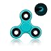 Fluorescence Fidget Spinner Glow In The Dark Toy Stress Reducer With Premium Bearing, Wophain Tri-Spinner Fidget - Perfect For ADD, ADHD, Anxiety, and Autism Adult Children-Light Blue