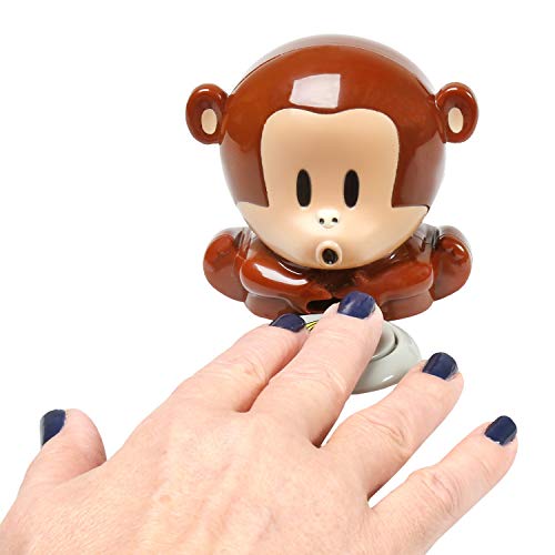 WHAT ON EARTH Monkey Nail Dryer - Push-Button Operated Air Drying Blower Fan Nail Polish Dryer