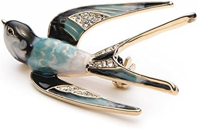 Xiongzhen Swallow Brooch Pins Metal Scarf Pins Christmas Gift Banquet Weddings Accessories