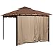 Sunjoy L-GZ436PFB Gazebo Privacy Panel Side Wall fits 10' and 12' Gazebos primary