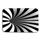 Black and white floor rug Black and white floor rug