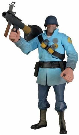 Team fortress 2 The Soldier Blue 7 "Action Figure by NECA