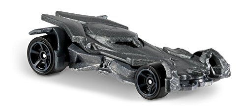 Hot Wheels 2017 Batman Batmobile (Batman V Superman: Dawn of Justice) 237/365, Silver (Long Card)