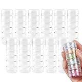ZEONHEI 10 Sets 60 Pieces Stackable Cosmetic