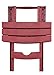 Adams Manufacturing 8500-95-3700 Plastic Quik-Fold Side Table, Merlot