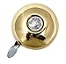Crane Bike Bell, Brass, Riten Bicycle Bell, Rotary Action, Made in Japan for City Bikes, Cruisers, Road Bikes or MTB, Fits Handlebar diameters 22.2 to 26.0mm