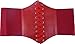HOEREV Elastic Wide Band Elastic Tied Waspie Corset Waist Belt,Small,Red
