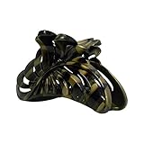 5 inch Large Jaw Clip Hair Claw with leaf design (Motique Accessories)