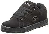Heelys Split Skate Shoe (Toddler/Little Kid/Big Kid), Black/Black, 6 M US Big Kid