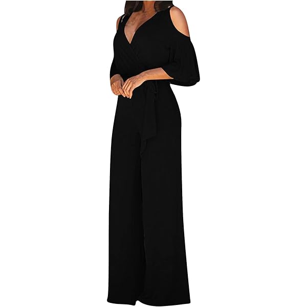 ♡ RANCLIC one shoulder rompers♡ ワンピース RANCLIC one shoulder rompers Amazon.com: Wide Leg