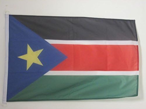 AZ FLAG, South Sudan Nautical Flag, 18'' x 12'', For Outdoor and Boat