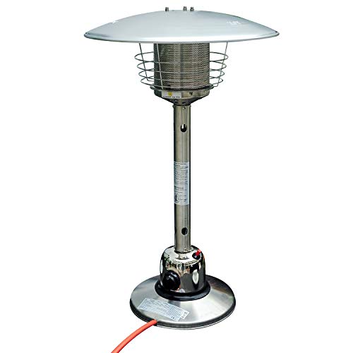 4 kW Stainless Steel Table Top Gas Patio Heater Silver Just