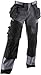 Blaklader X1600 Work Pants Grey/Black 34 30 & Work Bandana Bundle