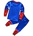 Boys Pajamas Sets Children Christmas Pants 100% Cotton Spider-Man Long Kids Snug Fit Pjs Winter Toddler Sleepwear (Red, 3T)