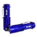 NIANPU 5 Pack Mini Zoomable Cree 7W 350LM Q5 Tactical Flashlight Torch Lamp Light with 3 Mode Adjustable Brightness Power by AA/14500 (BLUE)