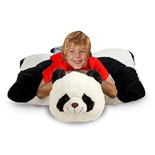 Pillow Pets Jumboz Panda 30 Jumbo Folding Plush Pillow