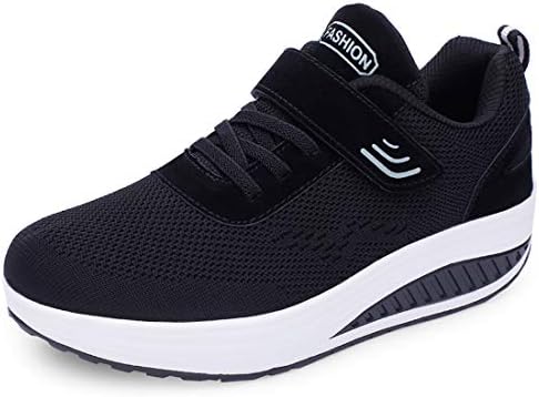 YESH Sneakers, Women’s, Walking Shoes, Thick Sole, Sneakers, Diet Shoes, Thick Sole Shoes, Velcro, Ship Shape, Posture Correction, Lightweight, Beautiful Legs, Easy to Walk In, No Fatigue